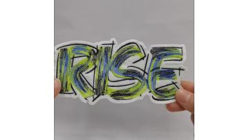 Embroidery logo on felt cloth