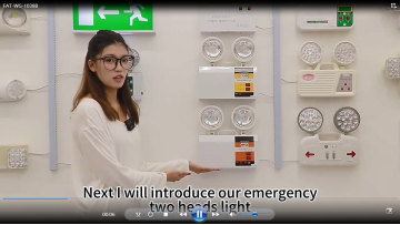 double fire emergency lamp 1038B