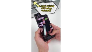 Anti-peeping screen protector for mobile phone