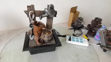 Ornamental fountain video