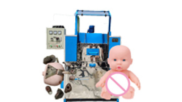 Automatic Pneumatic Pendulum Slush Rubber Enamelling Equipment for Doll Eyes Manufacturing1