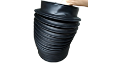 High-temperature cylinder protective screw bellows cover with zipper1