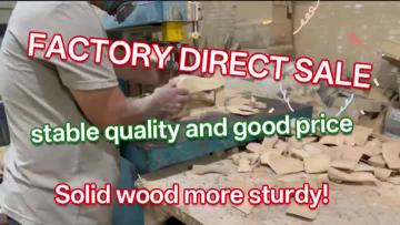 wood leg line of production
