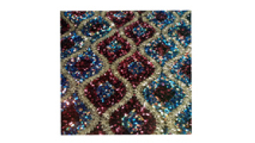 2024 New Multicolor Embroidery Sequin Fabric Stretch Sequin design sequin fabric lace1