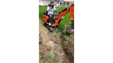 video YKw-08 Mini Crawler Bagger Digger Excavator Hot Sale 2022