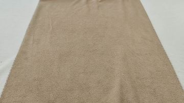 High Quality 100Polyester Plain Suede Weft Knitted Sea-Island Filament Fleece Fabric for Coat Jacket Sofa Set1