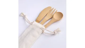 Carbonized Bamboo Kitchen Knife for Handmade Cooking Use1