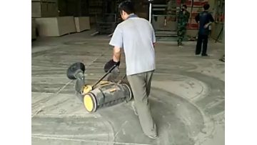CD200 Indoor cement floor dust cleaning