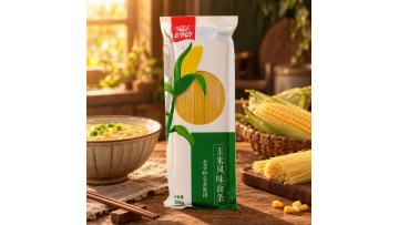 Half cooked corn noodles