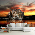 beibehang custom photo wallpaper High quality leopard covering living room sofa bedroom TV backdrop wallpaper mural wall paper
