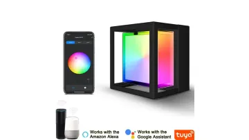 Smart Waterproof LED Wall Light with Tuya APP Control for Outdoor Use1