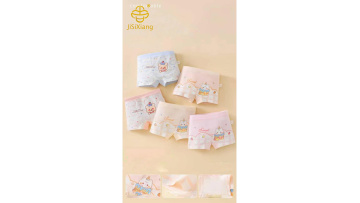 Cute cartoon printed children's boxer underwear
