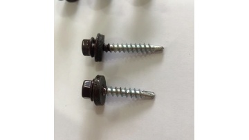 For Use Metal Sheet  Zinc Plated Self Drilling Screw with EPDM Washer1