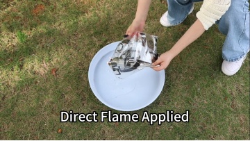 Cellophane Bag Burning Test – Material Behavior Demonstration