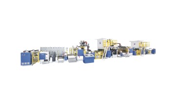 Flexible packaging extrusion laminating machine