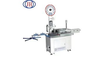 Automatic 5 Wire Cutting Stripping Crimping and Tinning Machine1