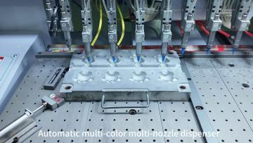 Automatic multi color dispensing machine