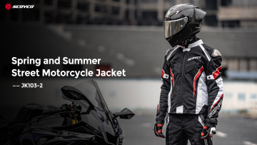 Spring and Summer Street Motorcycle Jacket - JK103-2