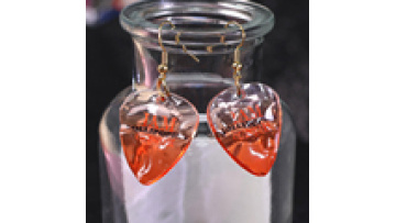 Custom Water Ripple Acrylic Earrings Women Earring Custom Drop Dangle Resin Acrylic Earrings1