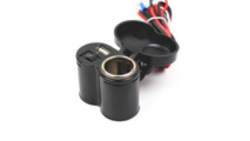 Motorcycle Cigarette Lighter With Switch Cigarette Lighter Dual USB 2.5A Waterproof Motorcycle Multi-function Charger1