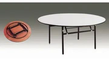 Folding Round Rectangle PVC Plywood Wooden Hotel Restaurant Wedding Event Dining Table1