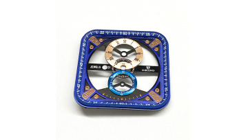 Square Skeleton Dial