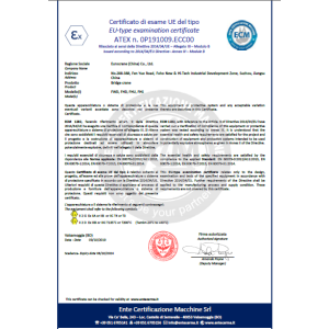 ATEX Explosion-proof Product Certificate