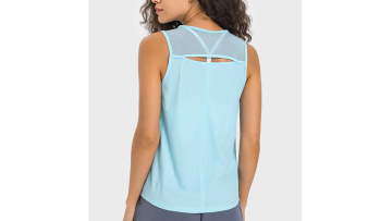 New Back Cut-out Sports Sleeveless T-shirt