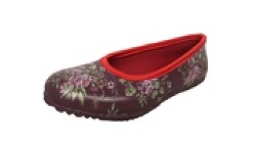 New Design Ladies Flower Print  Waterproof Rubber Garden Shoes With Neoprene Lining1