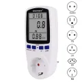 Intelligent Large LCD Display Electricity Monitoring Socket Voltage Wattmeter Household Power Consumption Energy Meter