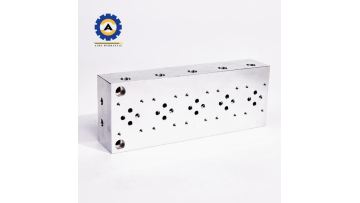 Hydraulic oil circuit block