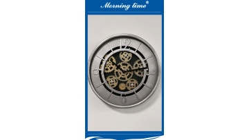 Elevate Your Decor with This 12-Inch Plastic Gear Wall Clock | Steampunk Style