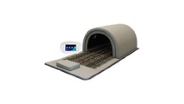 Home Beauty SPA Dry Saunas Stones Far Infrared Sauna Dome with Tourmaline Germanium Jade PU Gray Modern 3 Zones FIR Sauna Dome1