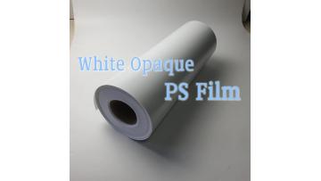 White opaque PS film