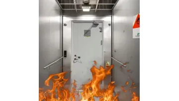 100mm 150mm Frame Modern Steel Fire Rated Door for Residential Entrance, Emergency Exit, Commercial Buildings and Public Facilities1