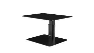 Monitor Stand, Adjustable Monitor Riser Metal Computer Stand Compatible with TV, PC, Laptop, Computer, iMac, and All Screen Display-Black1