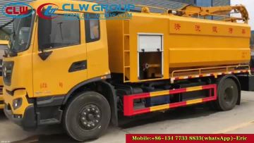 Dongfeng Jetting Vacuum Sewer truck