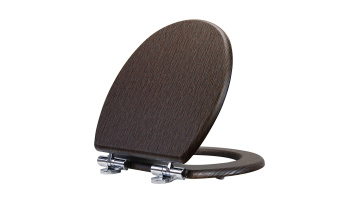 MDF toilet seat darkwood