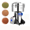 3500G 4400W Spice Mill Commercial Sanqi Powder Coffee Grinder Ultrafine Grinding Machine Gristmill Home 430 Stainless Steel