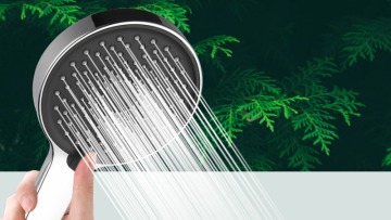 12.5cm Galaxy Fashion High Pressure Matte Black Super Rain Shower Heads For Different Shower Demands1