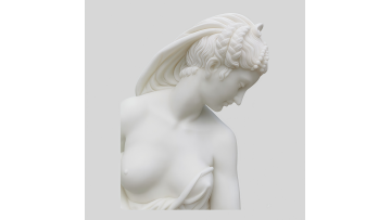 Elegant White Marble Female Figure Decorative Statue for Sophisticated Home Accents