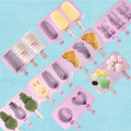 New Silicone Ice Cream Mold Popsicle Molds DIY Homemade Cartoon Ice Cream Popsicle Ice Pop Maker Mould Baking Ice Cube Tray