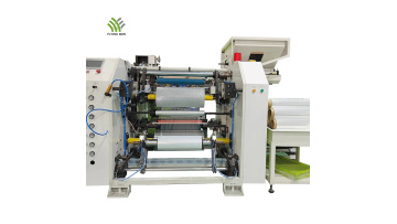 Fully-automatic stretch-film-rewinding-machine video
