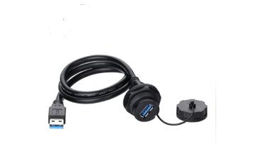USB 2.0 3.0  Male TO  USB Female data cable for outside1