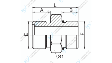 Metric Male O-Ring Male SAE J1926-2