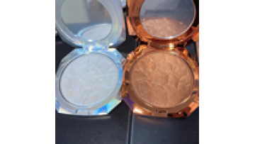 Private Label Diamond Highlighter powder Palette single highlighter makeup for dark skin highlighter and bronzer contour1