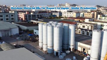Large-Scale Outdoor Material Silo for Export – Under Production