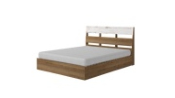 Customizable Faddish Retro Wood Bed: Minimalist Design with Rich Graining in Various Sizes1