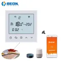 Beok Smart Wifi Thermostat for Electric Floors Heating with Programmable Function Thermoregulator with Google Home Alexa