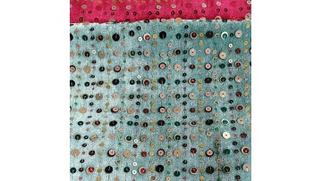 202 Hot Sale Unique 4-Color Velvet Glitter  Sequin Evening Dress Sequin Fabric1